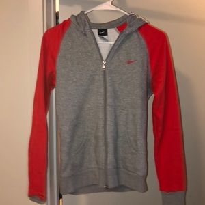 Women’s Nike zip up, size medium